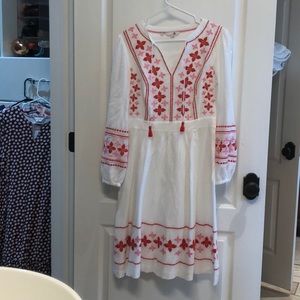Boden Embroidered Dress (US 6R/UK 10R)